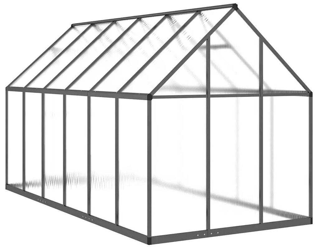 Estufa com estrutura base 334x169x195 cm alumínio antracite