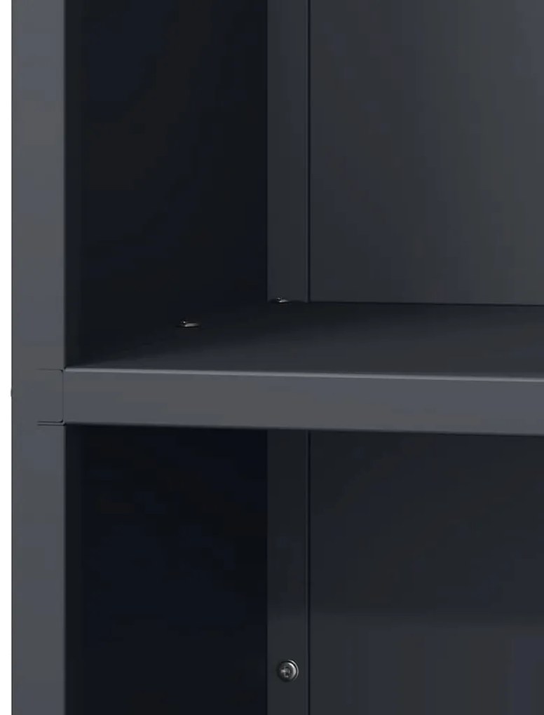 Suporte para lenha 40x30x80 cm aço laminado a frio antracite