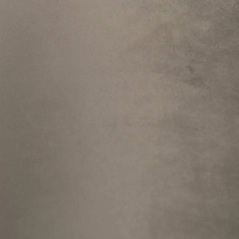 Abajur de veludo Taupe 40/40/40 com interior dourado