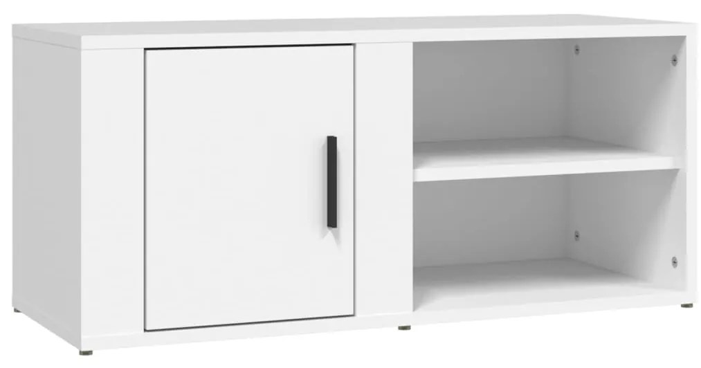 Móveis TV 2pcs 80x31,5x36 cm derivados de madeira branco