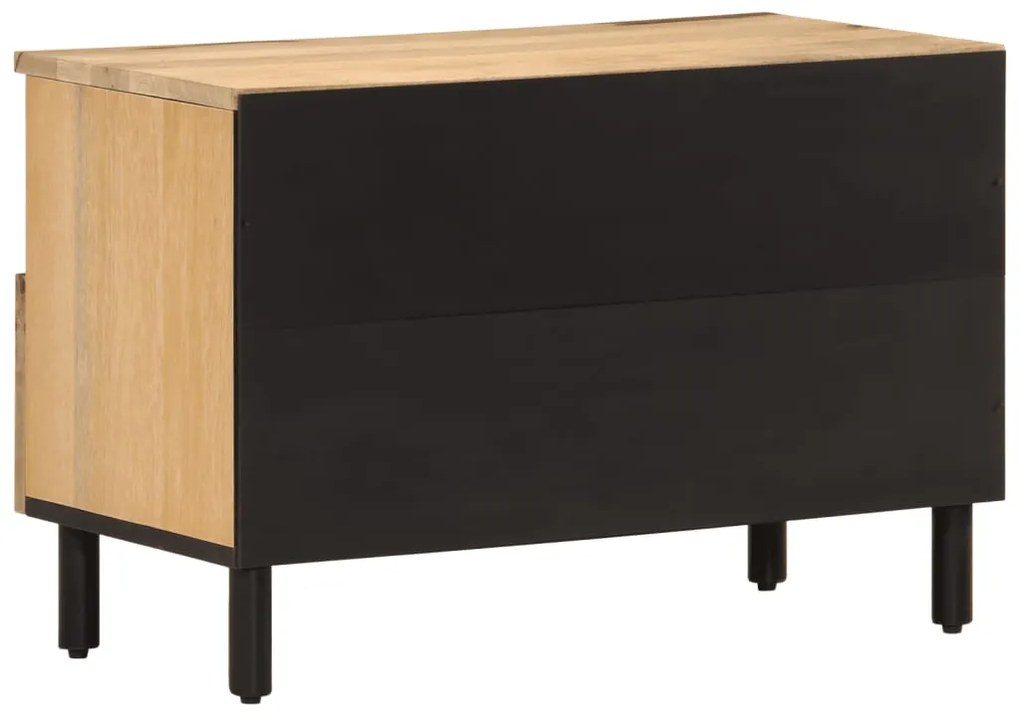 Móvel de TV 70x33x46 cm madeira de mangueira maciça