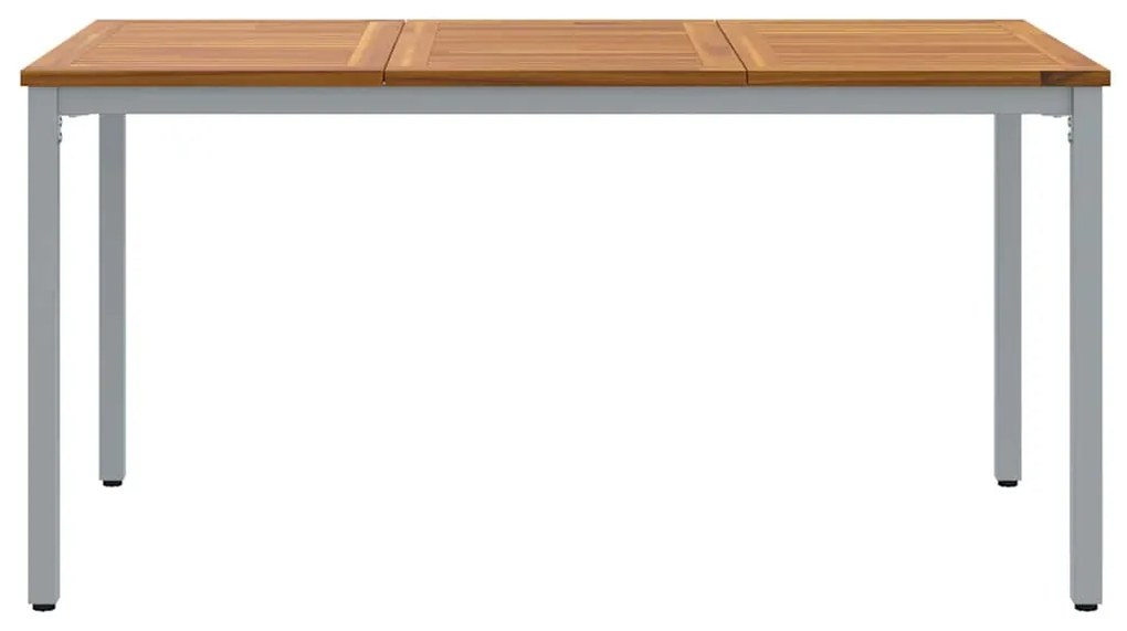 Mesa de Jardim 150 x 90 x 75 cm em Madeira de Acácia e Metal