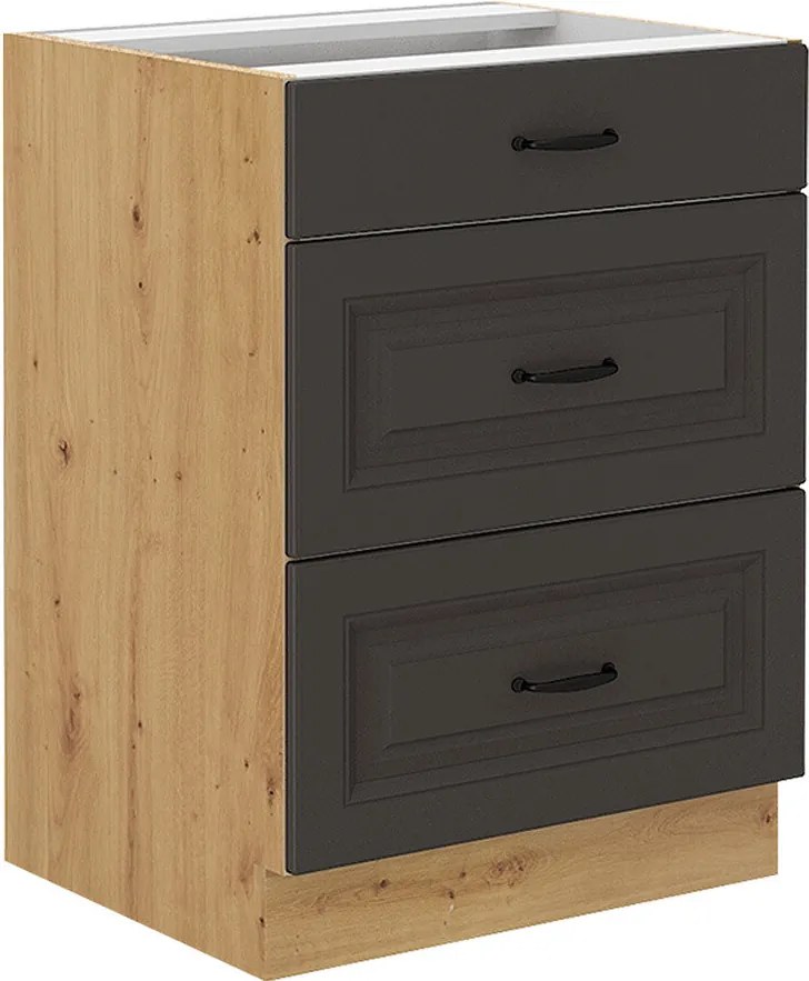 Armário modular com gavetas Retro Grey 108