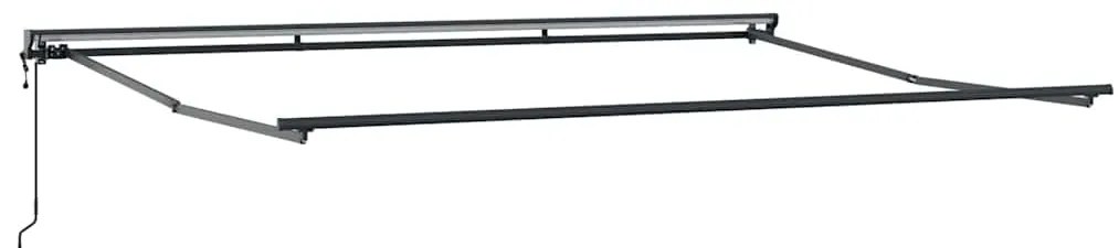 Toldo Retrátil Manual Antracite 450x300 cm