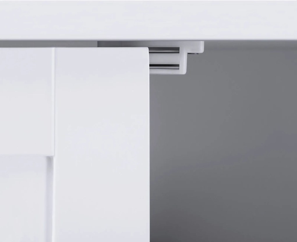 Armário de arrumação com porta dupla 60 x 80 x 30 cm branco