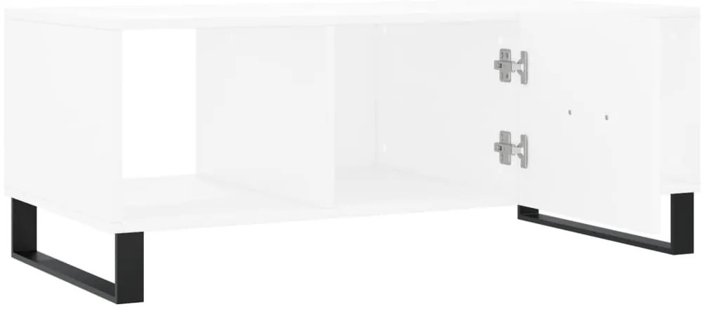 Mesa de centro 102x50x40 cm madeira processada branco