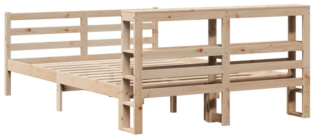 Cama sem colchão 120x190 cm madeira de pinho maciça
