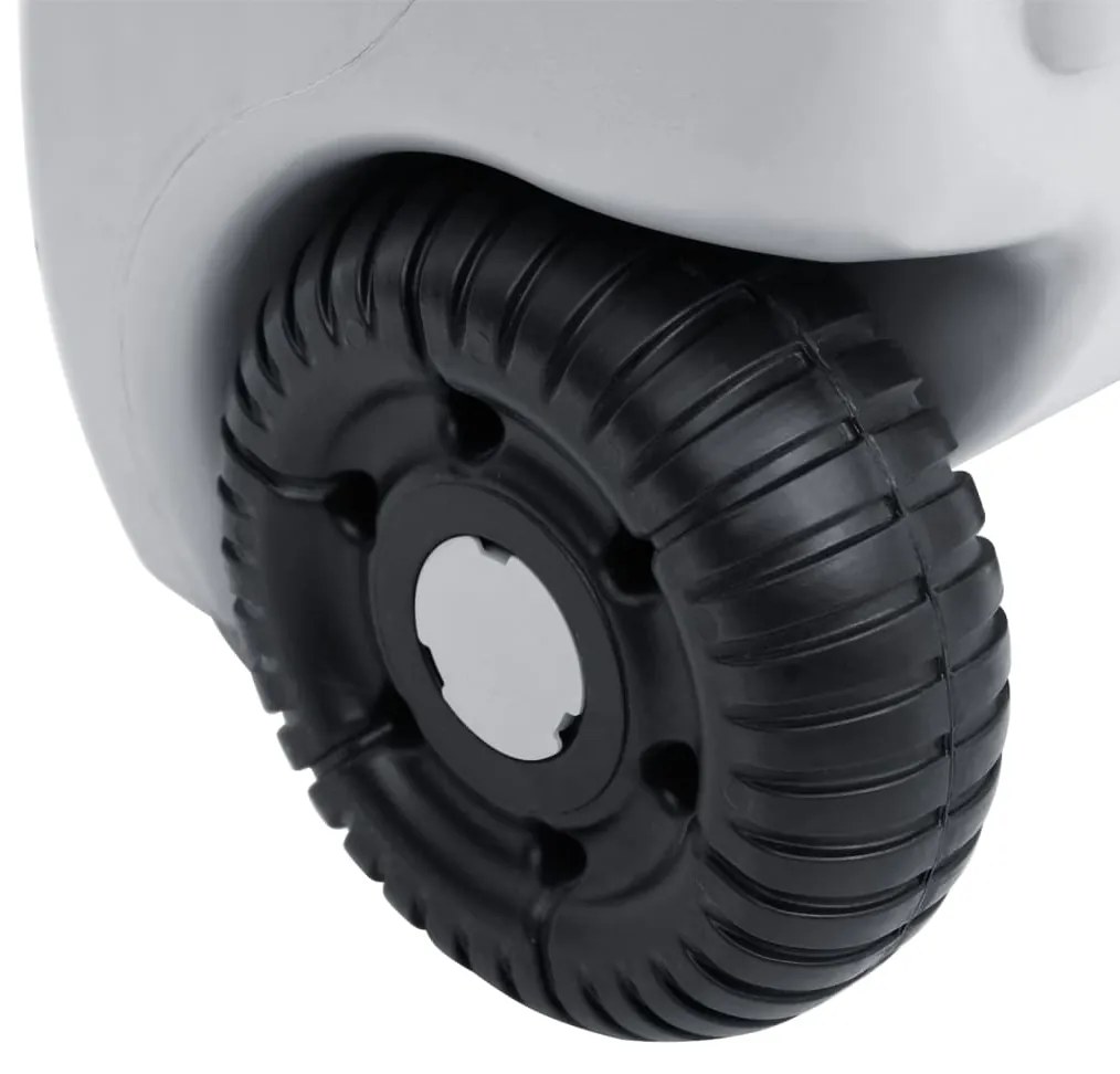 Tanque de água com rodas para campismo 25 L cinzento