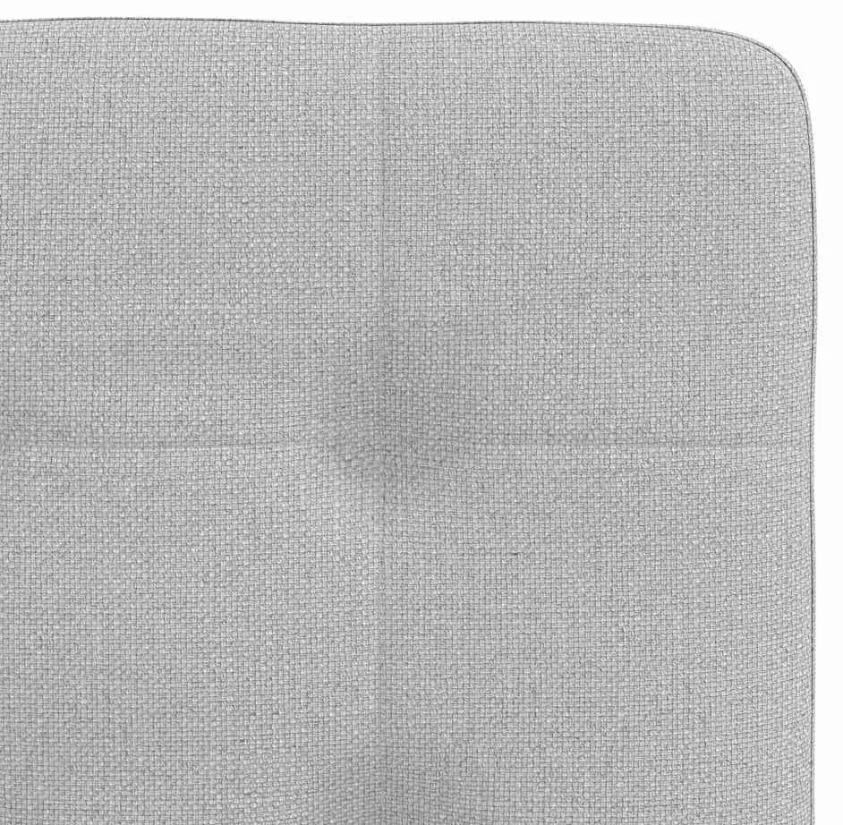 Cadeiras de jantar 2 pcs tecido cinza nuvem