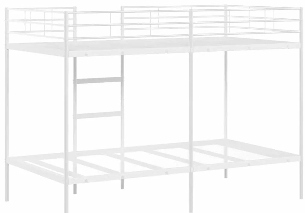 Beliche sem colchão 107x203 cm aço branco