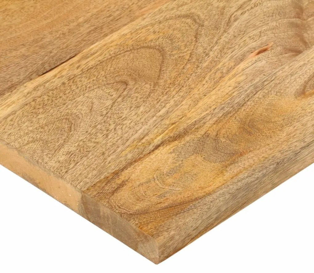Tampo de mesa retangular 100x50x3,8 cm mangueira maciça