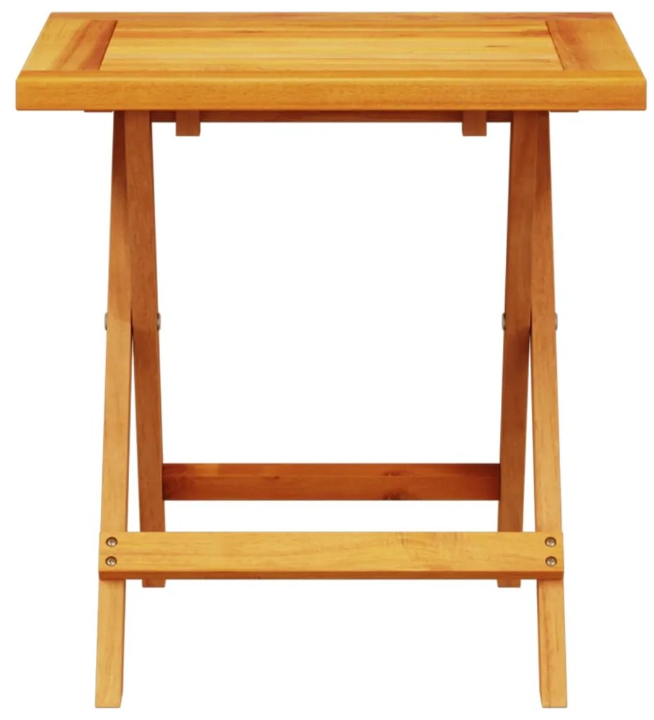 Mesa de apoio para jardim 40x40x40 cm madeira de acácia maciça