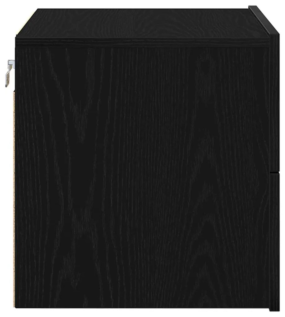 Guarda-roupa de cabeceira vidaXL com LED Montado na parede Carvalho Pr