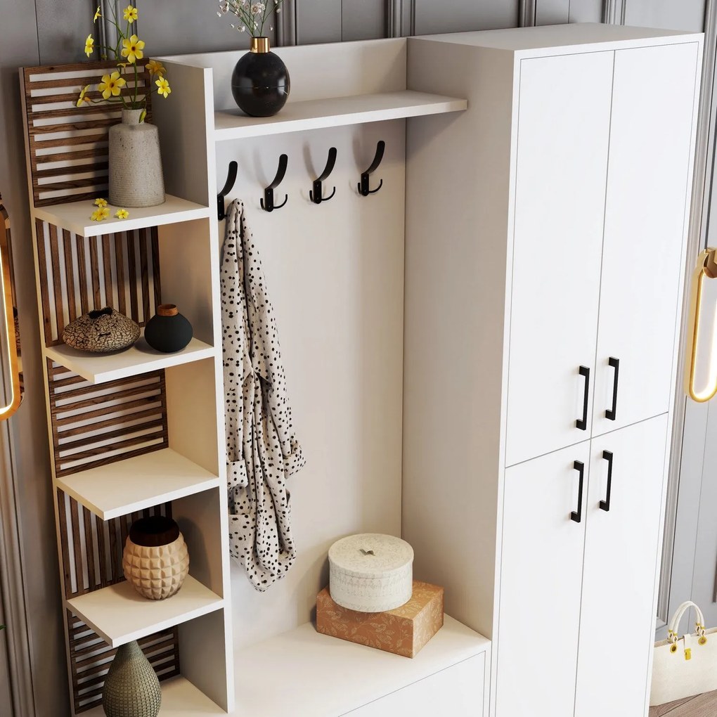 Hall Stand Viyana DA – Branco – 150x200x35 cm