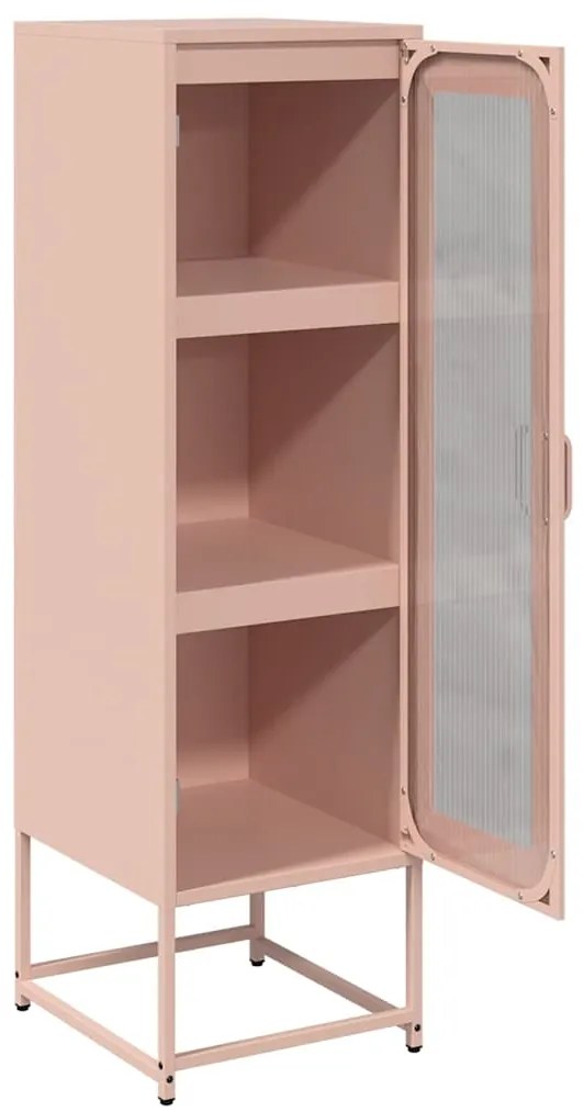 Móvel alto 36x39x123 cm aço laminado a frio rosa