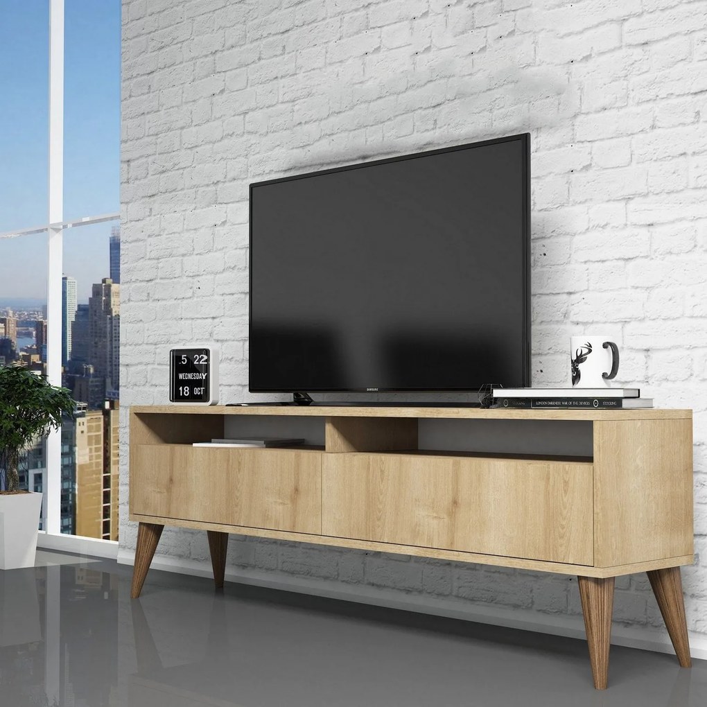 Móvel TV Best – Carvalho – 150 cm x 30 cm x 50 cm