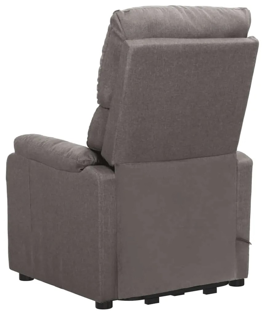 Poltrona elevatória tecido cinzento-claro