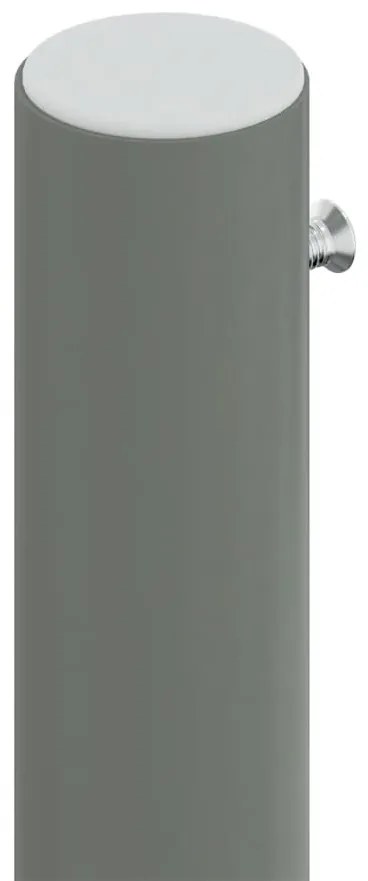 Toldo lateral retrátil 220x1200 cm vermelho