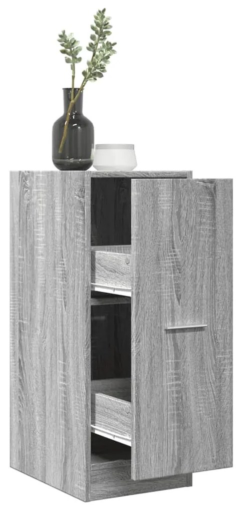 Armário boticário 30x41x77,5 cm derivados madeira cinzento sonoma