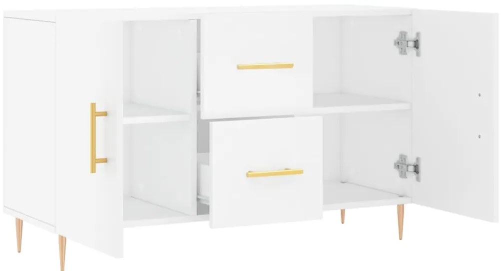 Aparador 100x36x60 cm derivados de madeira branco