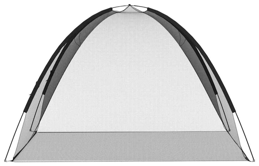 Rede mosquiteira com portas malha 220 200x200x135 cm preto