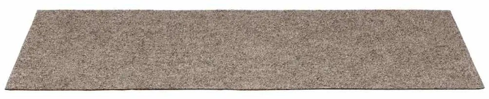 Tapetes de escada autoadesivos 30 peças 60x25 cm bege retangulares