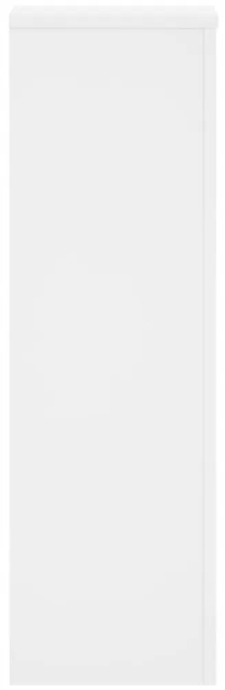 Suportes p/ plantas 2 pcs 25x25x80 cm derivados madeira branco