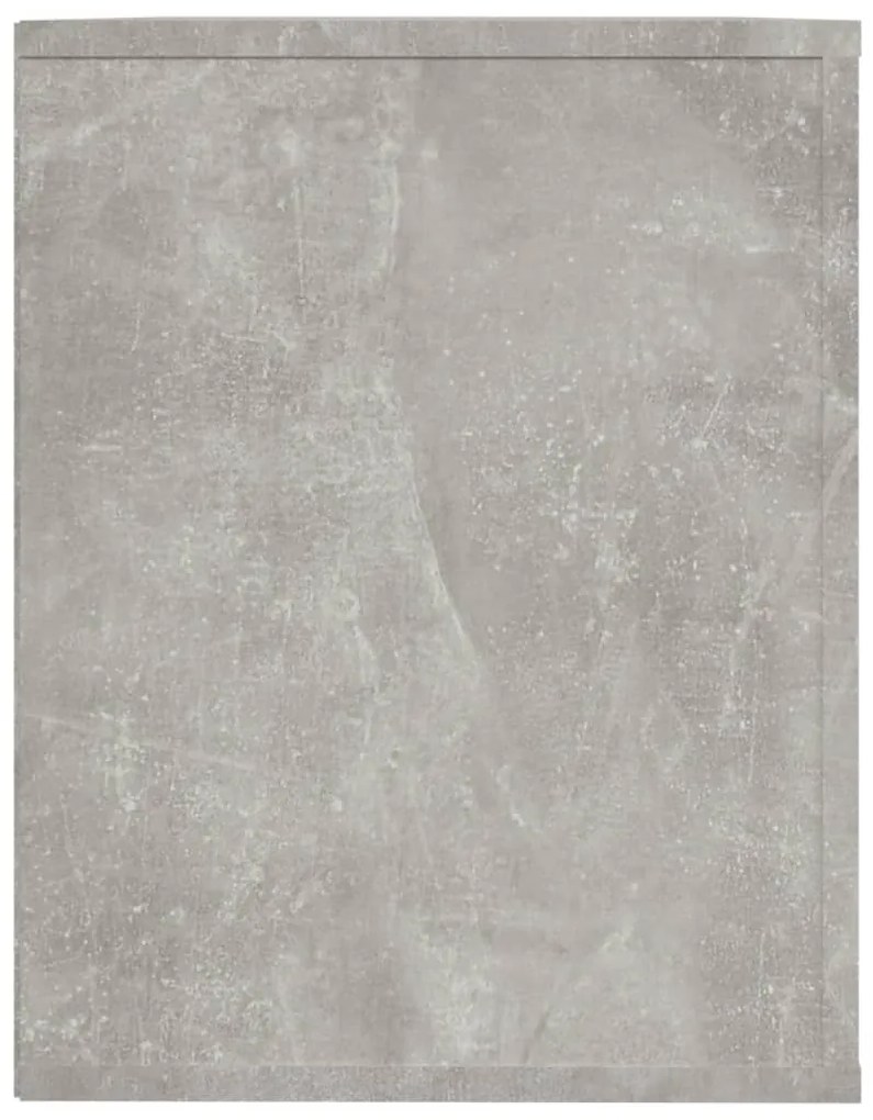 Sapateira 75x35x45 cm madeira processada cinzento cimento