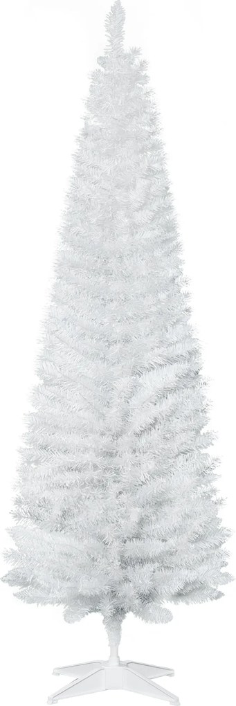 HOMCOM Árvore de Natal Artificial 180cm Ignífugo com 390 Ramos de PVC Decoração de Natal para Interiores Verde | Aosom Portugal
