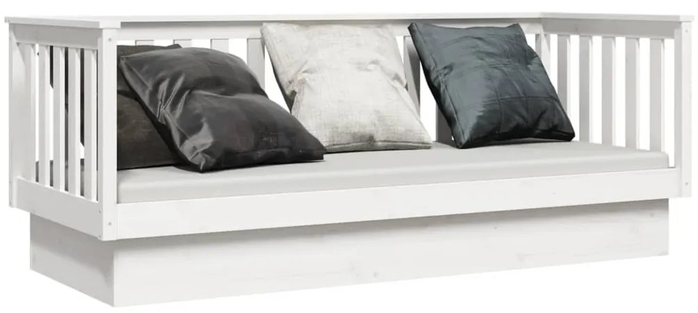 Espreguiçadeira sem colchão 75x190 cm branco