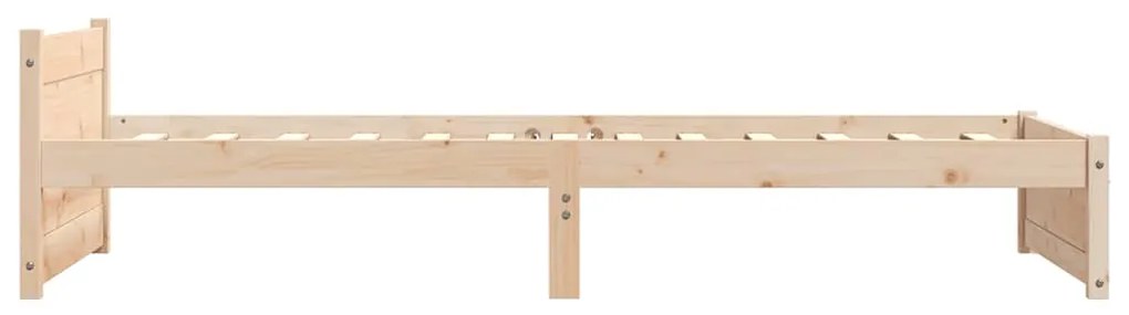 Estrutura de cama solteiro 90x190 cm madeira maciça