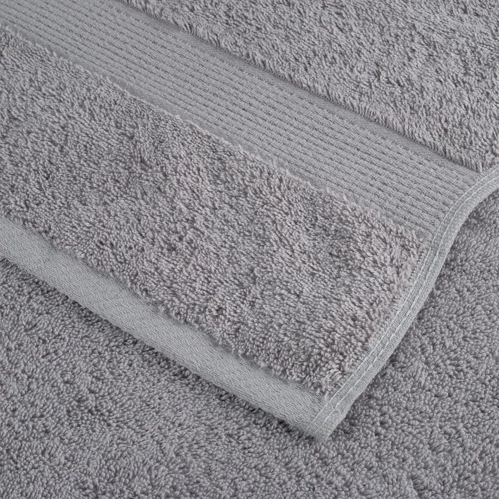 Toalhas premium SOLUND 4 pcs 100x200 cm 600 gsm cinzento