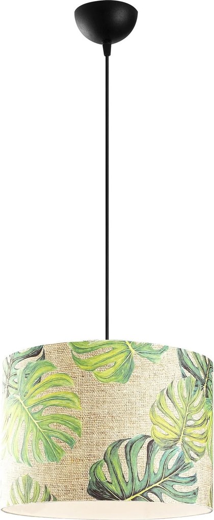 Candeeiro de Teto Abajur – Multicolor – Diâmetro 40 cm, Altura 124 cm