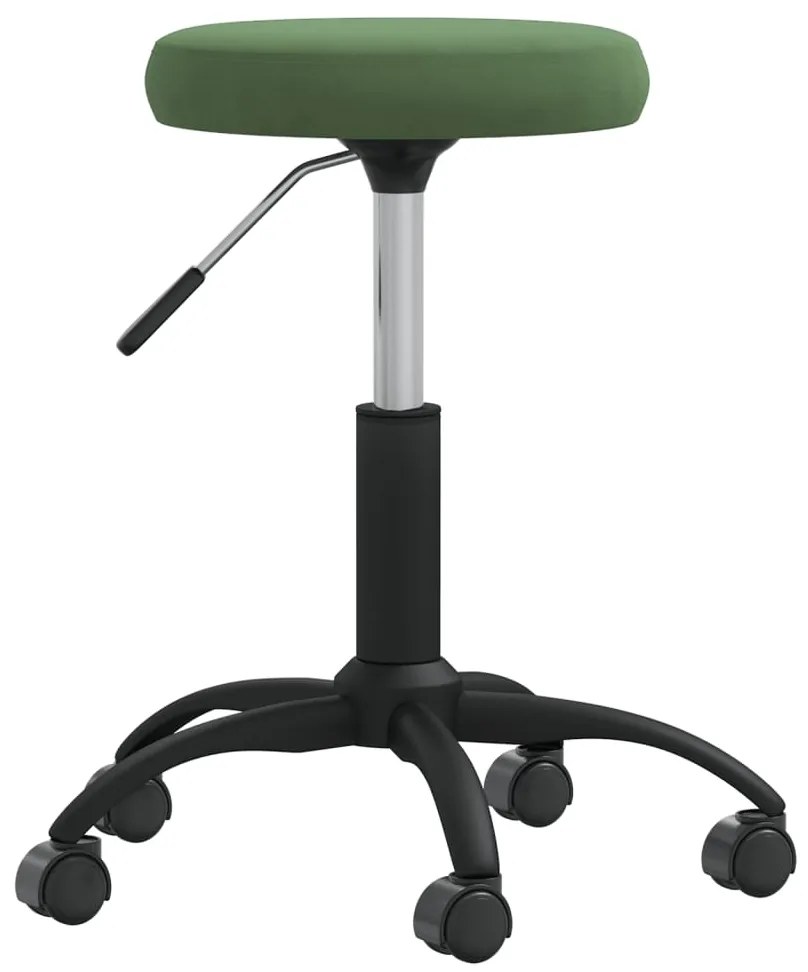 vidaXL Banco de massagens veludo verde-escuro