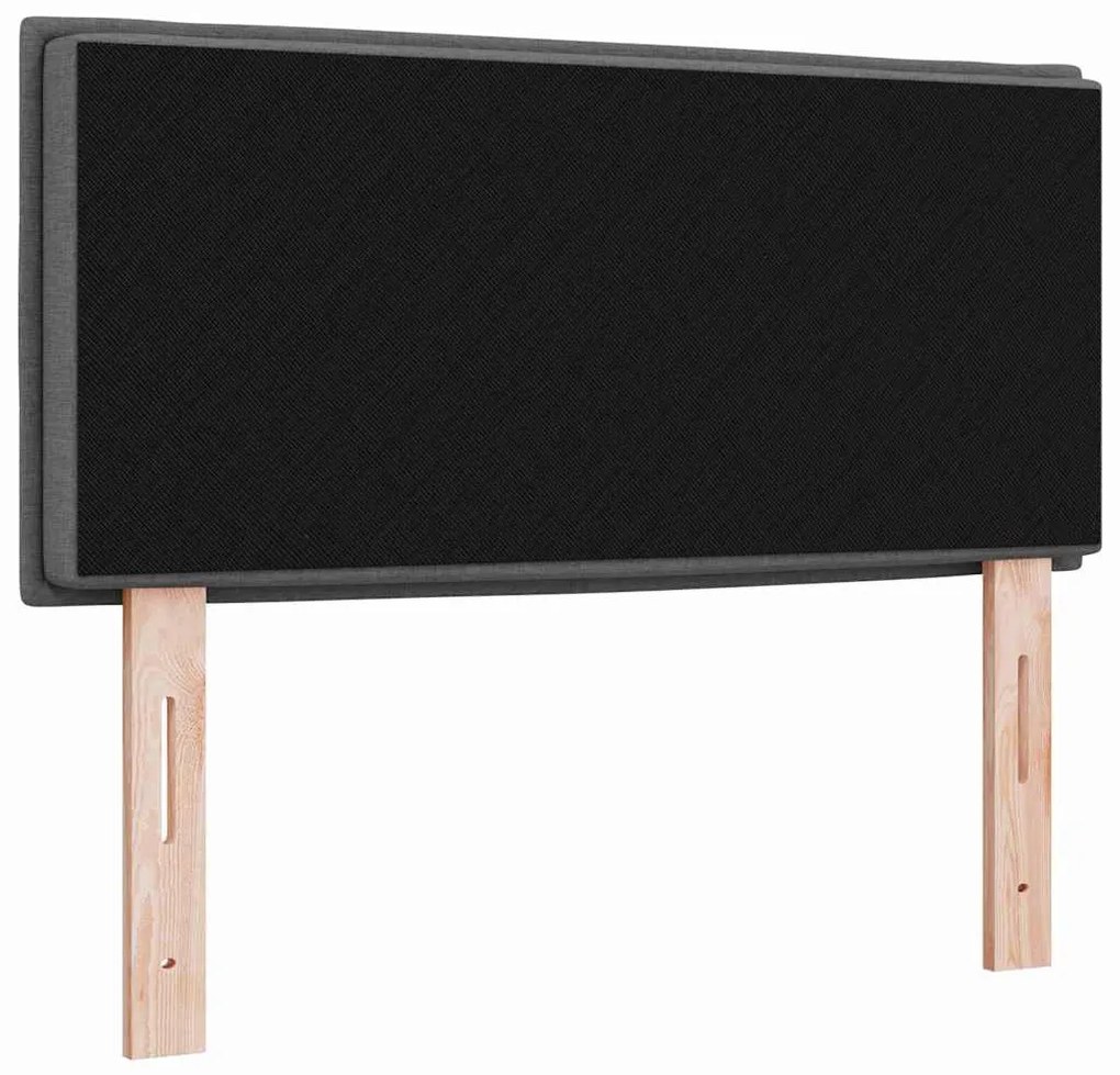 Cabeceira vidaXL Design Linhas Cinza Escuro 80 cm Tecido
