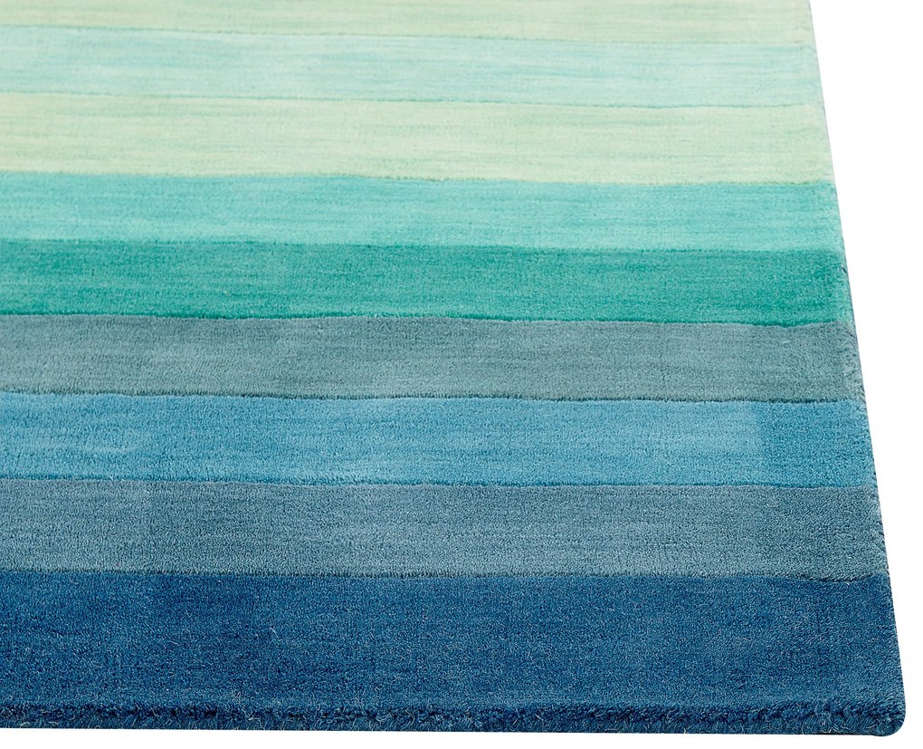 Tapete de lã multicolor 140 x 200 cm MAILSI Beliani