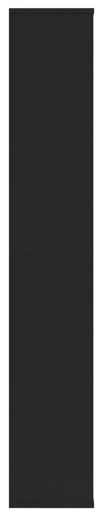 Divisória/estante 100x24x140 cm derivados de madeira preto