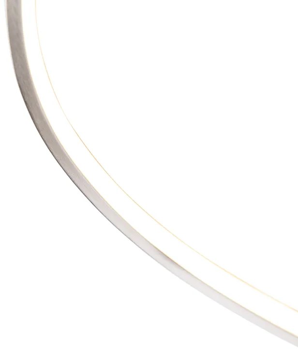 Candeeiro de teto em aço 80 cm com LED regulável em 3 etapas - Rowin Design
