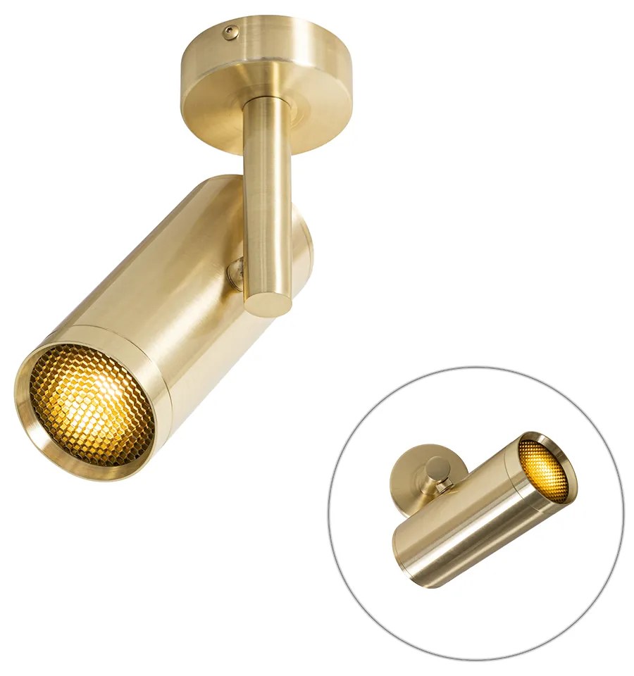 Foco de design ajustável dourado - Scopio Honey Design