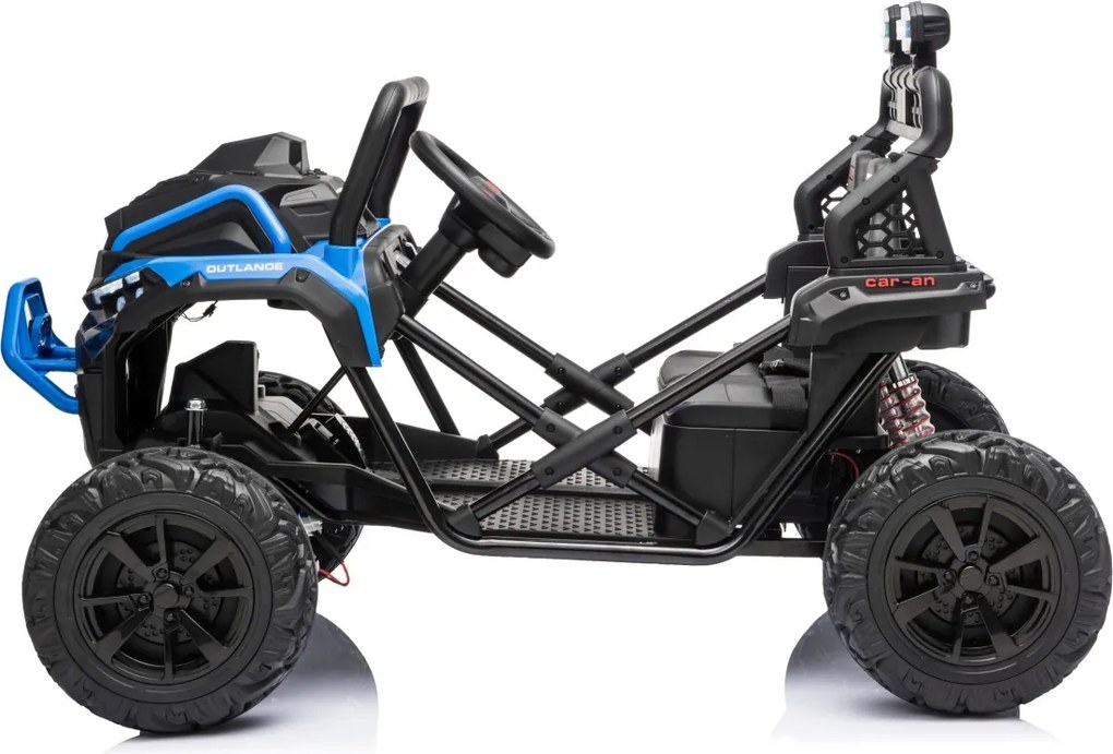 Carro elétrico para Crianças 3 a 8 anos, 12V 4x4 Buggy Sport OUTLAND, Rodas de espuma EVA, Controle remoto Azul