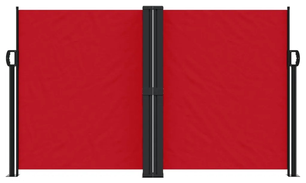 Toldo lateral retrátil 140x1000 cm vermelho