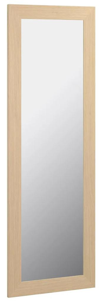 Kave Home - Espelho Yvaine moldura larga com acabamento natural 52,5 x 152 cm