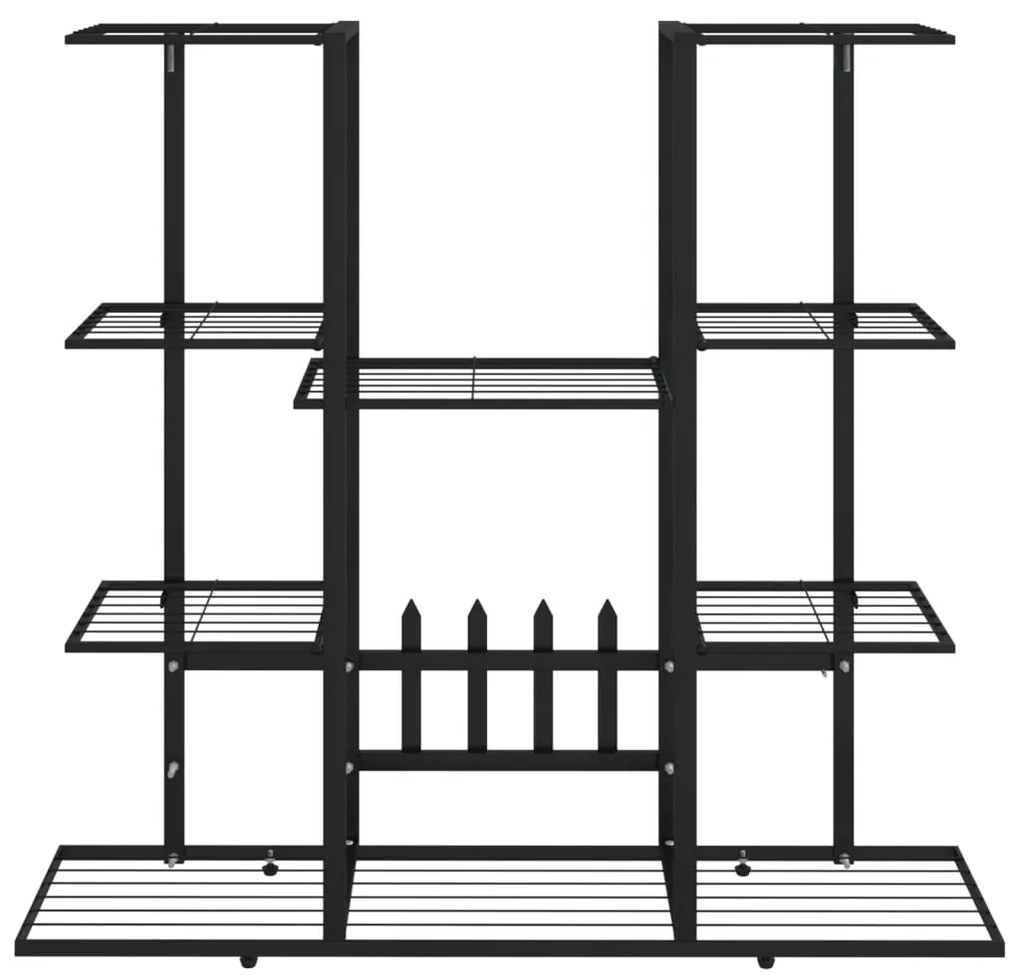 Suporte de vasos 94,5x25x89 cm ferro preto