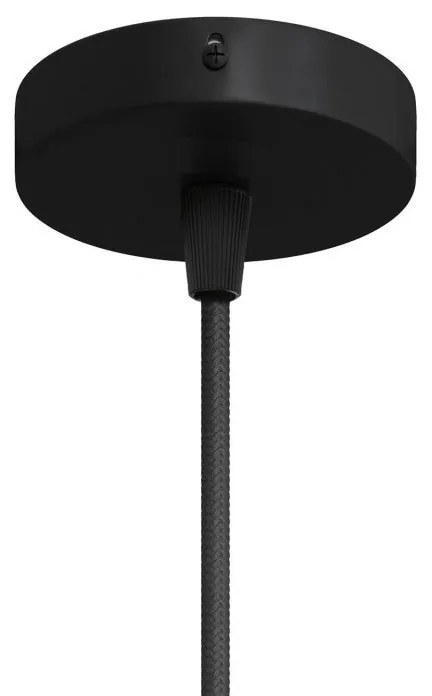 Mini Florão cilíndrico metálico - Preto / Cônico
