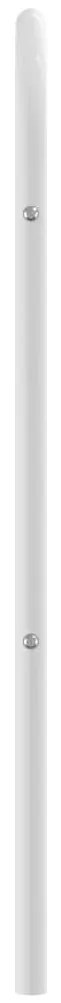 Cabeceira de cama 100 cm metal branco