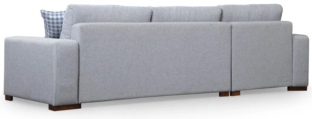 Sofá de Canto Loop – Cinzento Claro – 290 cm x 194 cm