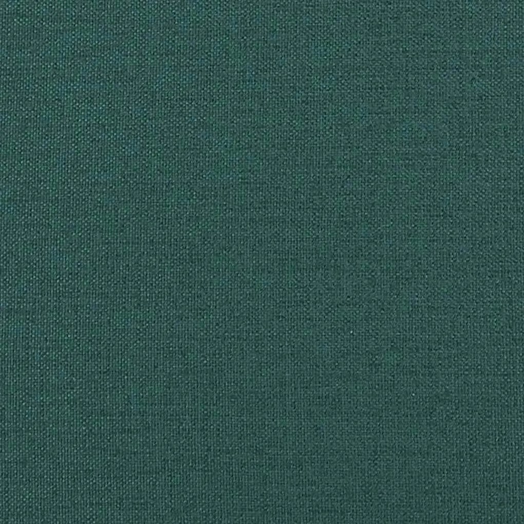 Cadeira de baloiço 74x90x102 cm tecido verde-escuro