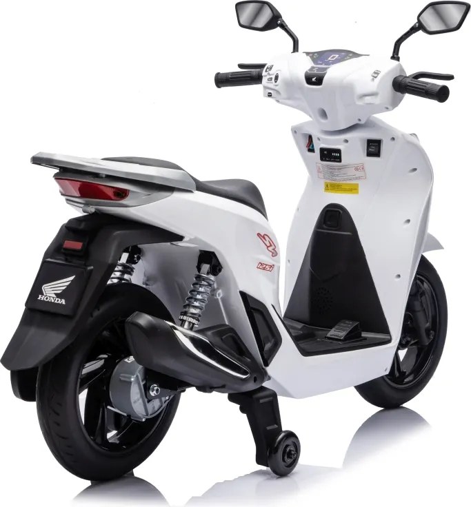 Mota eletrica bateria 12V para Crianças Scooter HONDA SH125I Branca