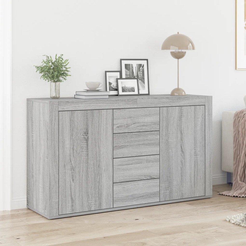 Buffet vidaXL Cinza Sonoma Madeira engenheirada 120 x 36 x 69 cm