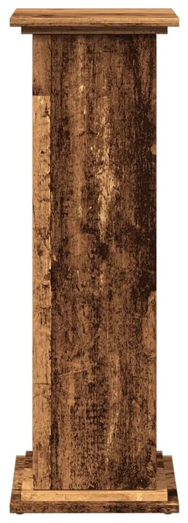 Suporte expositor c/ arrumação derivados madeira madeira velha